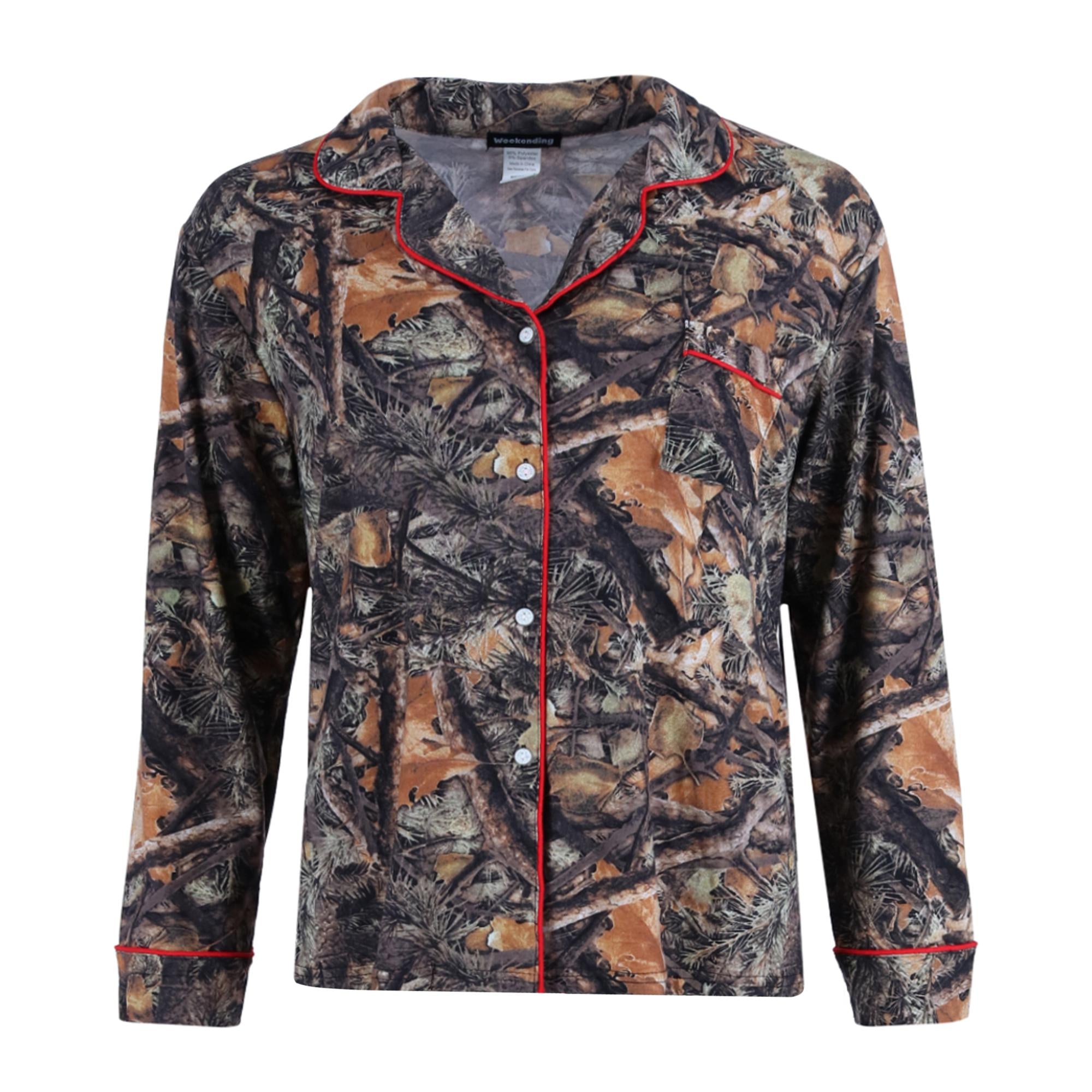 Weekending Women's Camo Print Pajama Set