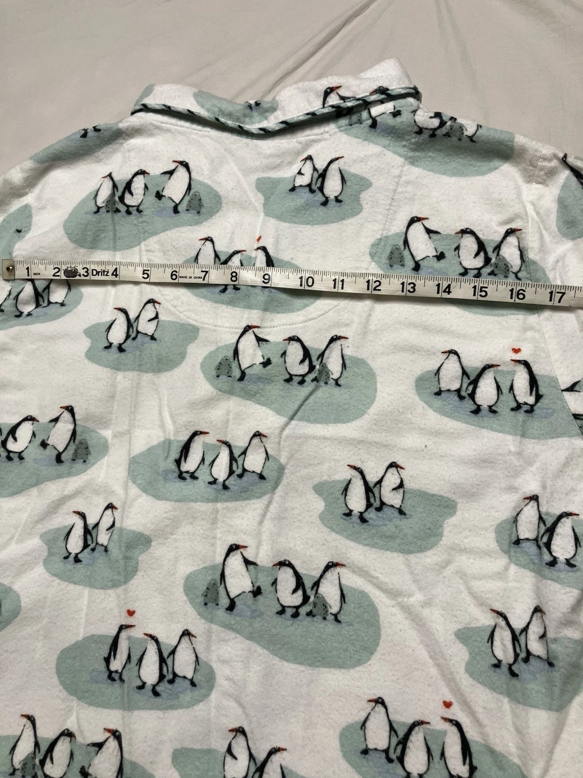 Munki Munki Pajama Set Penguines Top Bottoms Comfy Cozy Flannel Jammies Relax Pj
