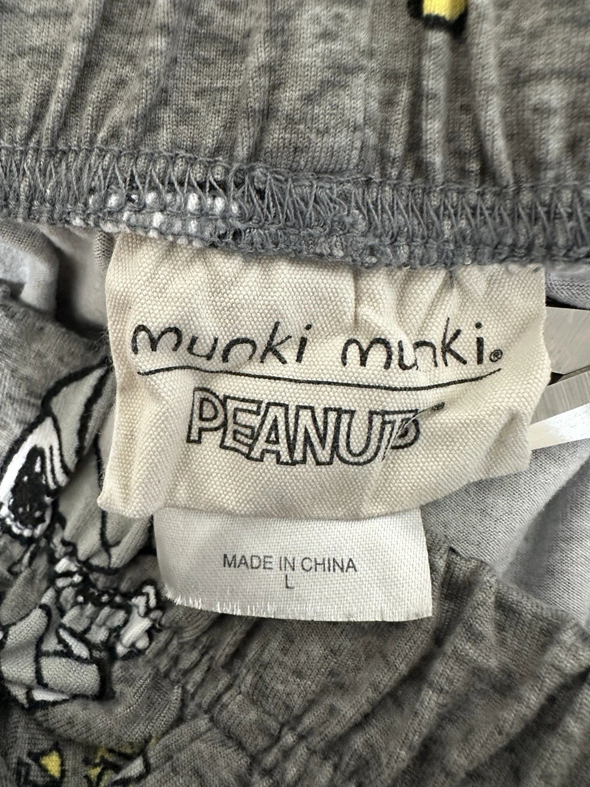 Munki Munki Peanuts Pajama Set 2pc Womens Large Halloween Snoopy Lounge
