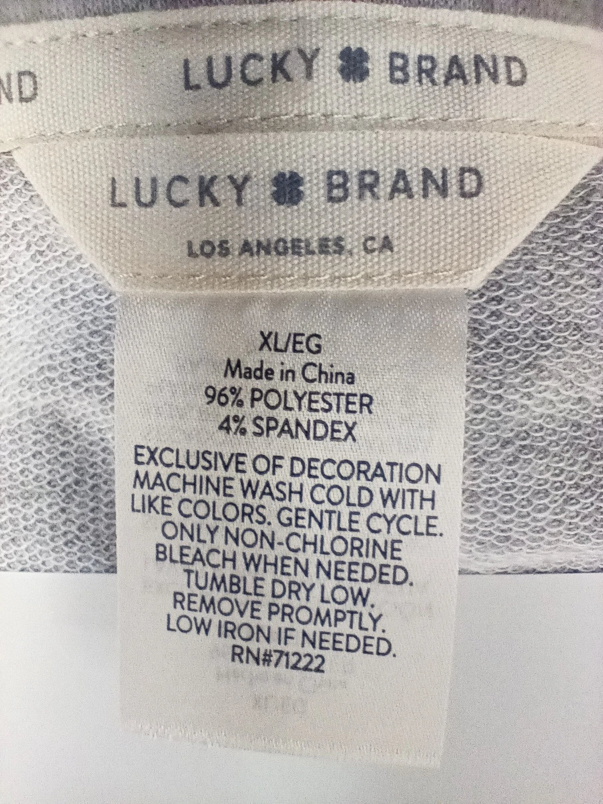 NEW Lucky Brand Pajamas Size XL 3 Piece Short Sleep Set Women's Blue/Grey 3 pc