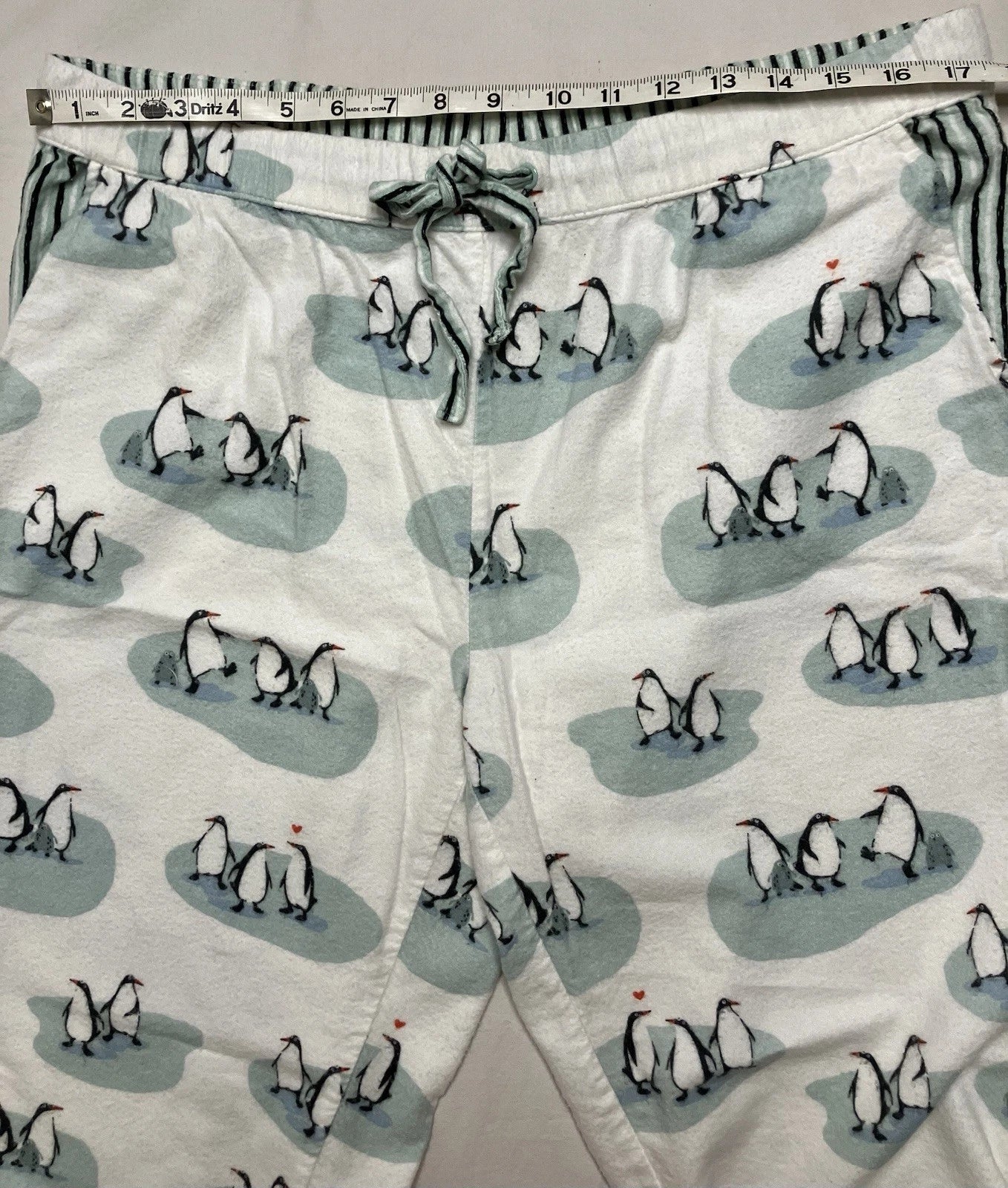 Munki Munki Pajama Set Penguines Top Bottoms Comfy Cozy Flannel Jammies Relax Pj