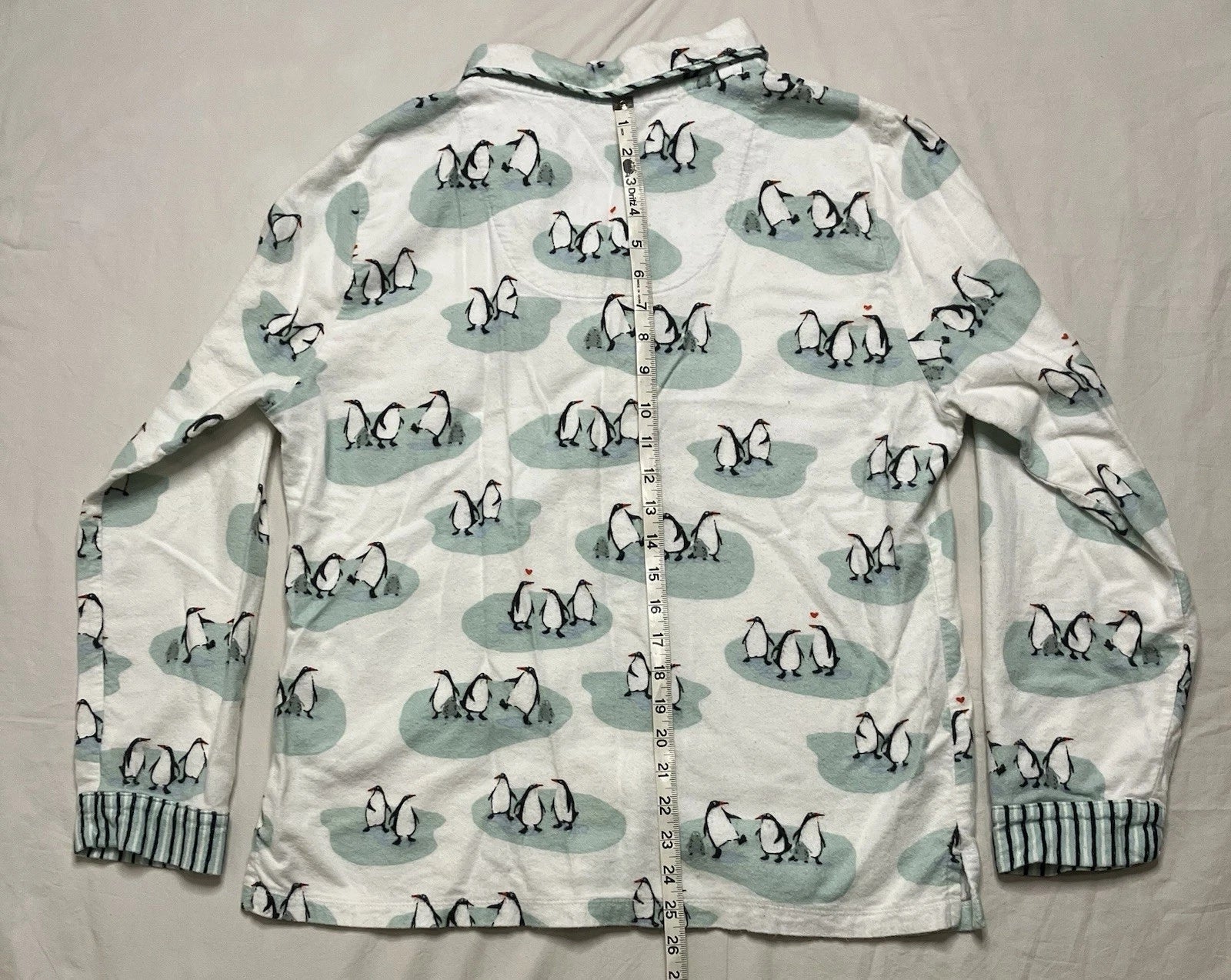 Munki Munki Pajama Set Penguines Top Bottoms Comfy Cozy Flannel Jammies Relax Pj