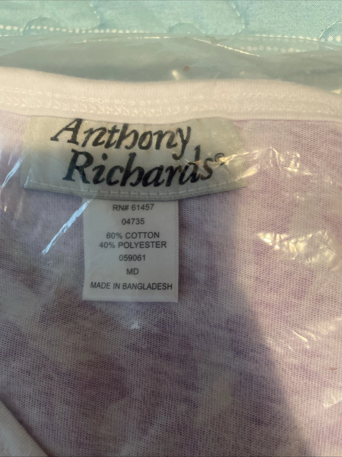 V-Neck Lace Trim Floral Pattern 2-Piece Pajama Set Pj Size M