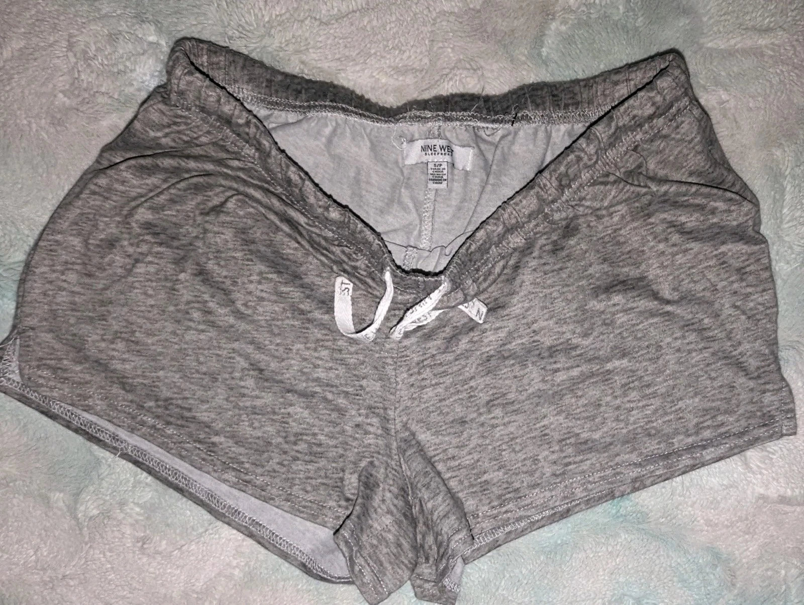 Nine West Women's Soft Sleepwear Shorts Pajama Shorts Gray Size Small Used