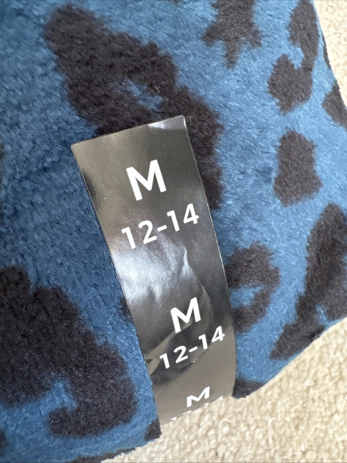 Marks and Spencer Long Sleeve Cuff Leg Supersoft Pyjama Set Size M 12-14