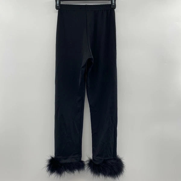 Sleeper Women’s Weekend Chic 2-piece Lounge Set Pajamas Feather Black sz XS NWT