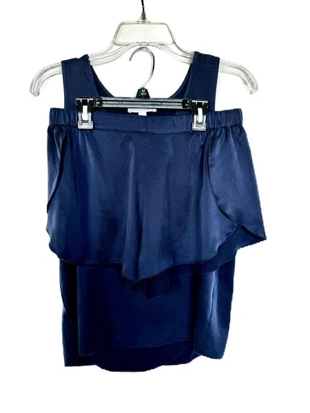 Lunya Washable Silk Pajama Set Size S New Blue