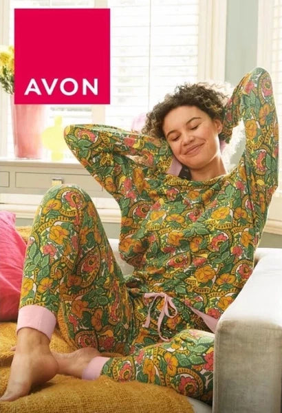 Avon Paisley Floral Jogger Pj Set. Size XL (20-22) Brand New. RRP £32
