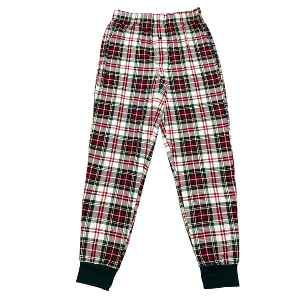 Jolly Jammies Womens Size S Long Sleeve 2 PC Pajama Set Christmas Tartan Plaid