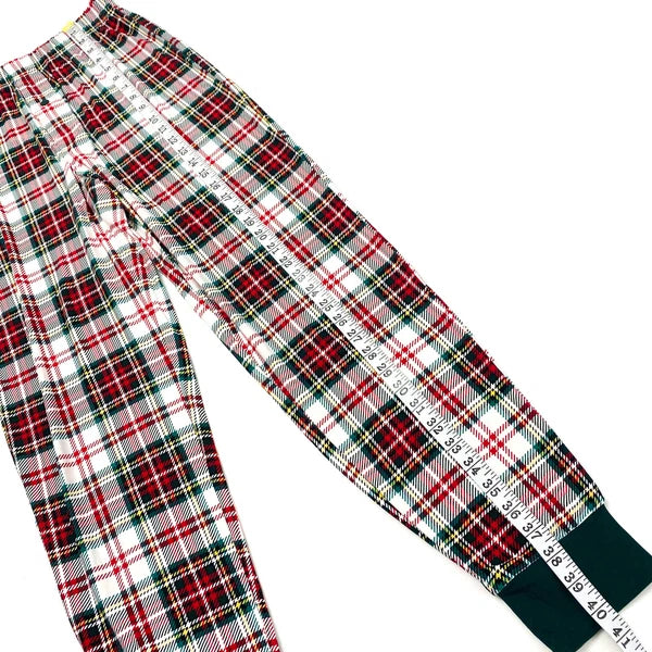Jolly Jammies Womens Size S Long Sleeve 2 PC Pajama Set Christmas Tartan Plaid