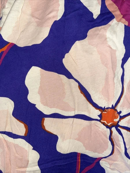 Next 2 Piece Vibrant Floral Print Short Sleeve Cotton Pyjamas PJs Set - Medium