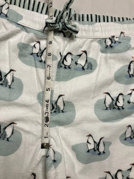 Munki Munki Pajama Set Penguines Top Bottoms Comfy Cozy Flannel Jammies Relax Pj