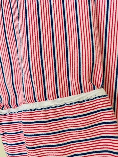 Lauren Ralph Lauren Women's Printed Notched-Collar Pajamas Set Pink Stripe XS