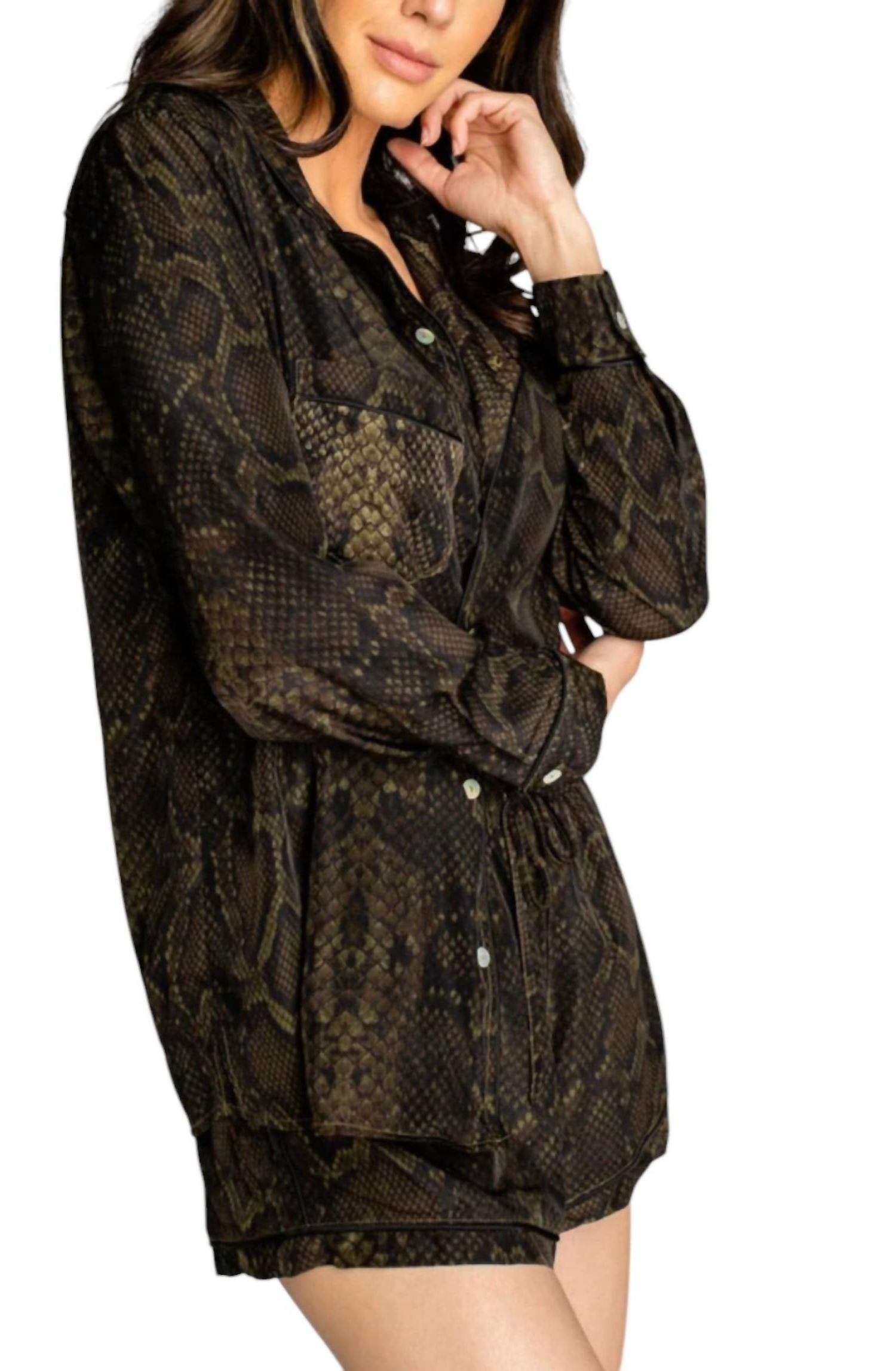 Buddylove Anna Pajama Set Olive