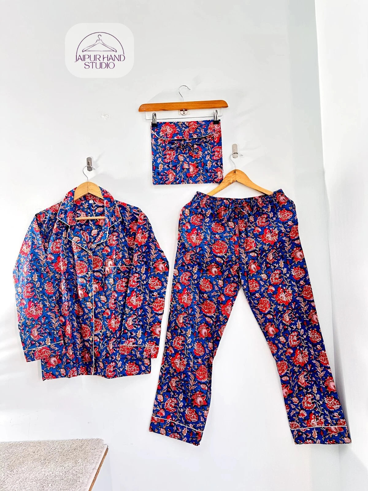 Cotton Pajamas and Shirt Indian Pj Set Women's Summer Dress Cotton Pajamas Set .