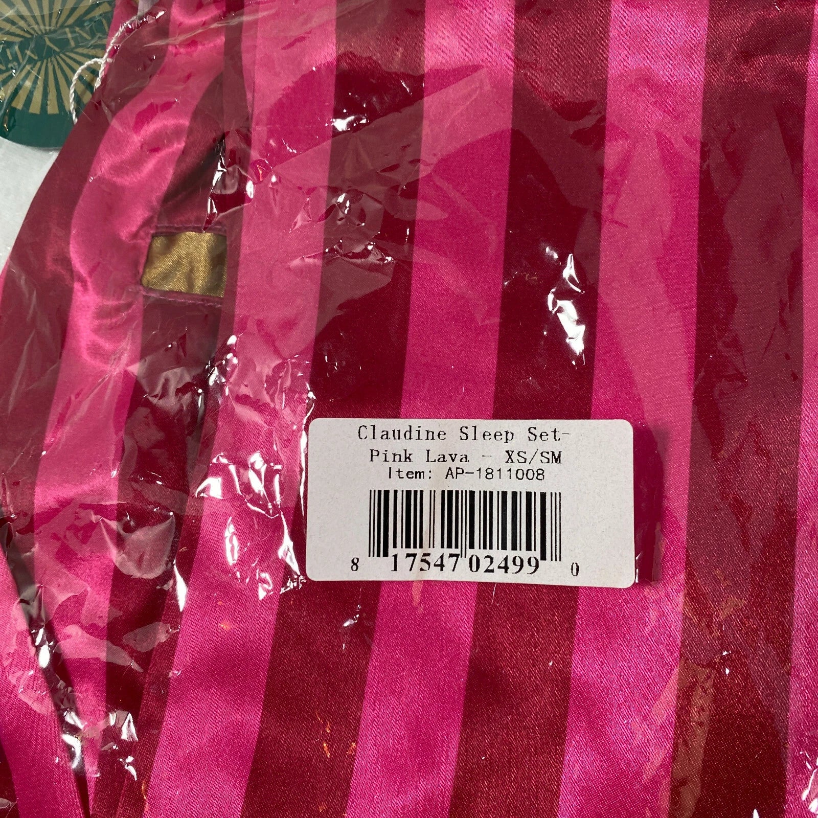 Honey Minx Women's Claudine Sleep Set Size XS/S - Pink Lava - Brand New