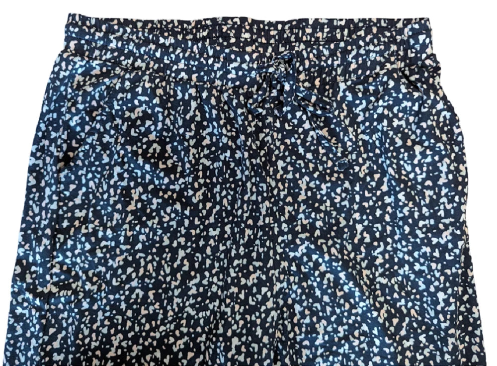 Beautyrest Pajama Set, Tank Top and Joggers, Pink/Black, Pockets, Size Large