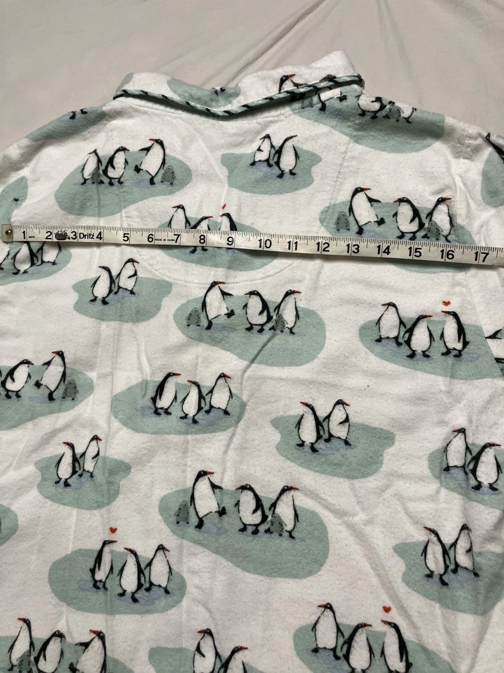 Munki Munki Pajama Set Penguines Top Bottoms Comfy Cozy Flannel Jammies Relax Pj