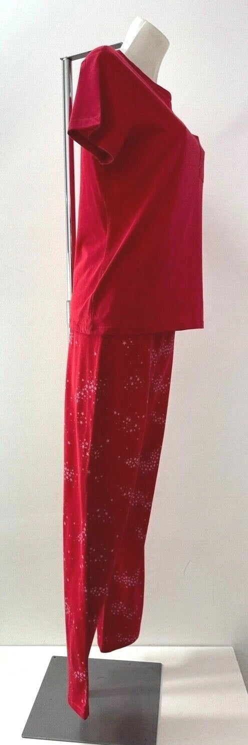 Ladies New Ex George Cotton Star Print Pyjamas  Size 4-6 8-10 12-14 16-18 20-22