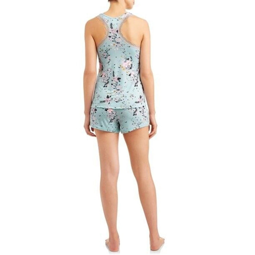 Honeydew NWT All American Shortie Set Blue Floral Size L