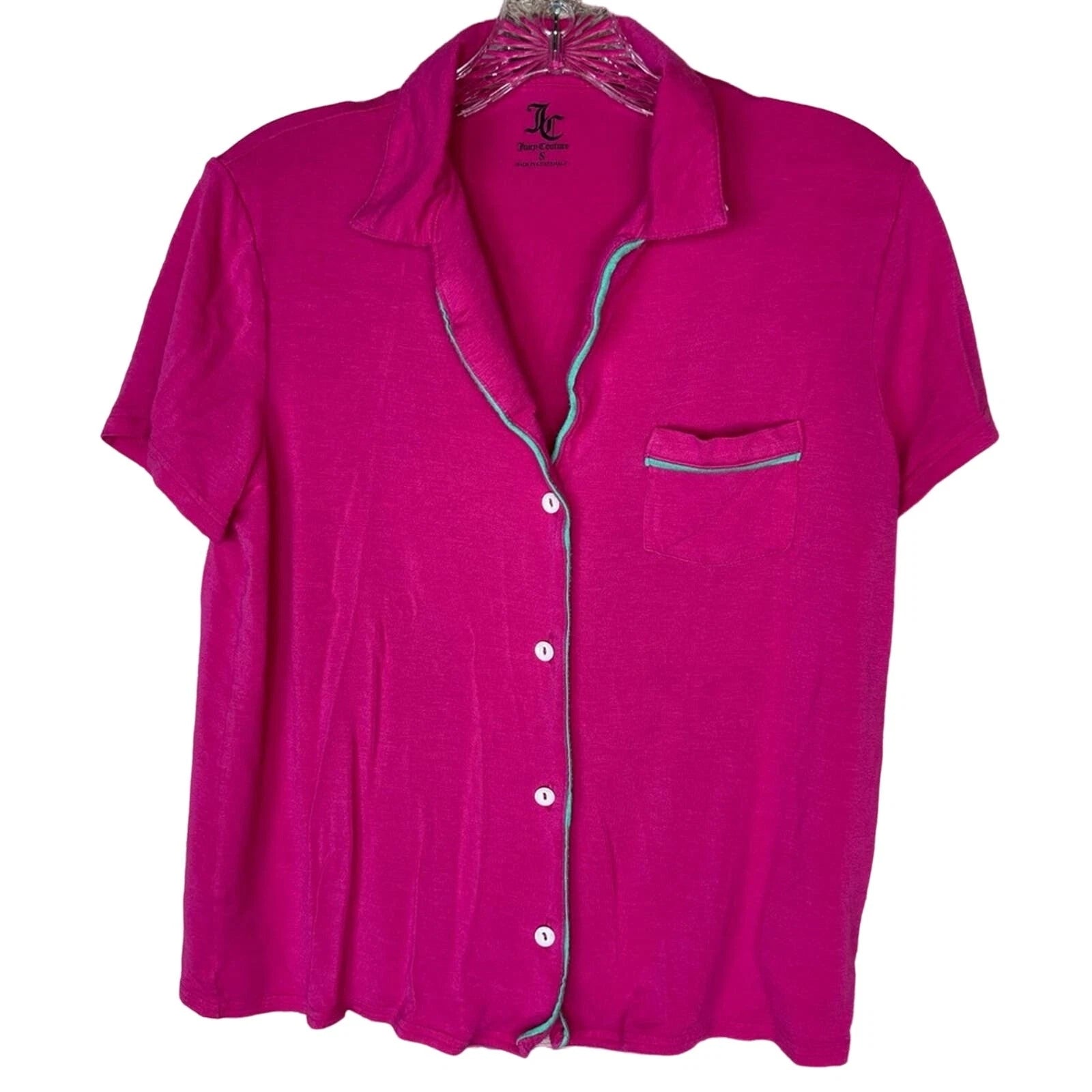 Juicy Couture Two Piece Light weight Pajama Set - PINK & GOLD