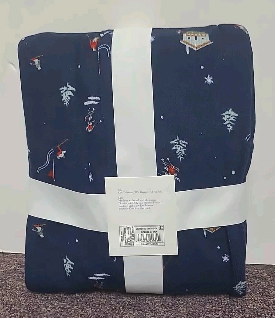 2 Piece Womens Thermal Pajama Set Smart Blue  XXL Stars Above NWT  Fast Shipping