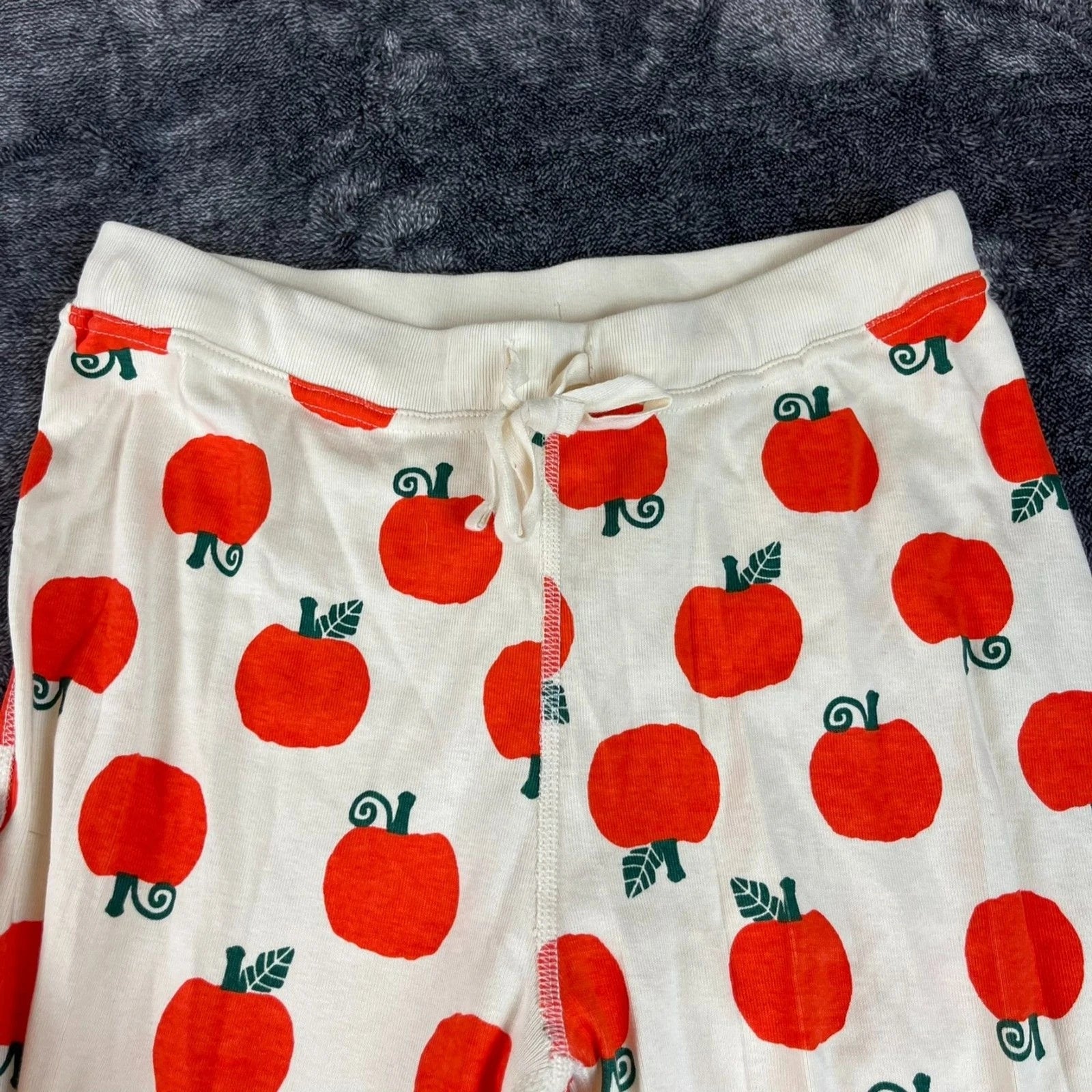 Hanna Andersson Organic Cotton Pumpkin Pajama Set Pants Top Women's S/M