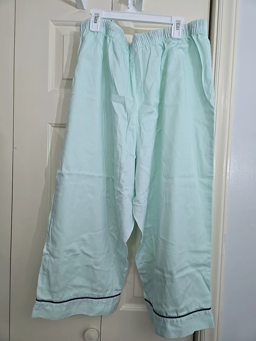 Cabernet  Classics 100% cotton Mint green pajama set Capri Pants Size XL