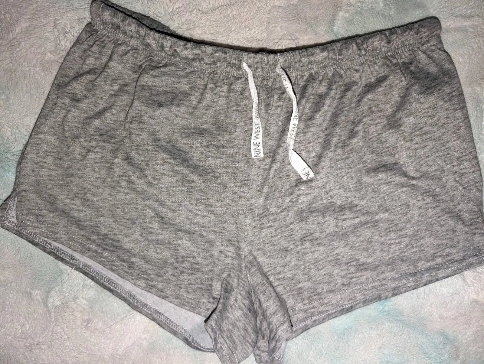 Nine West Women's Soft Sleepwear Shorts Pajama Shorts Gray Size Small Used