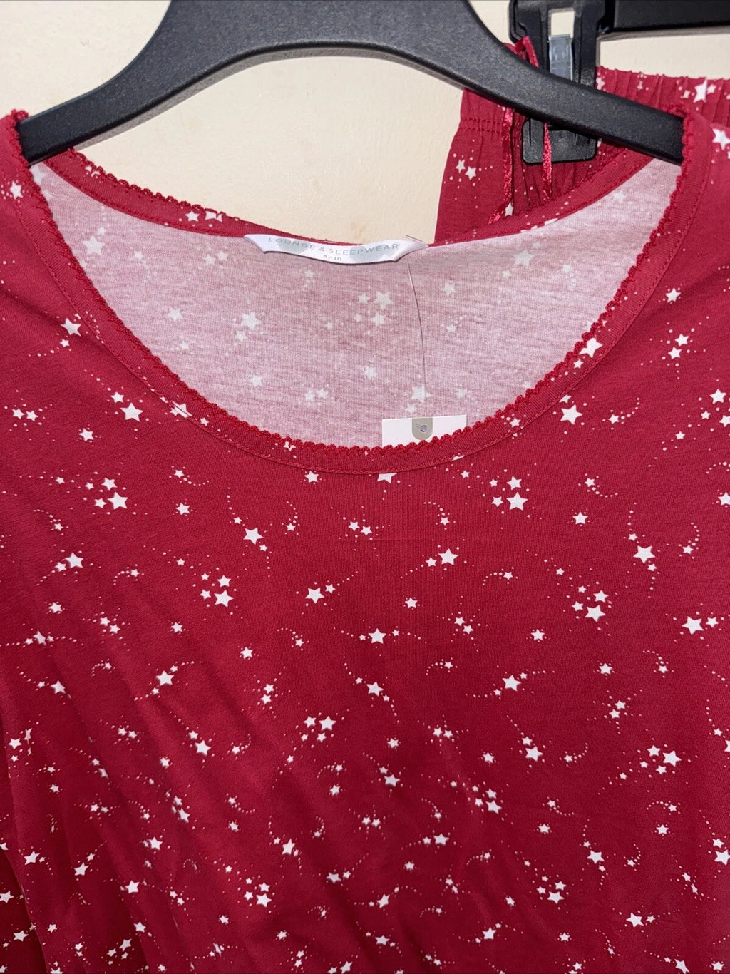 Bon Marche Red All Over Star Print  Pyjama Set Long Sleeve 20/22 BNWT Rrp £16