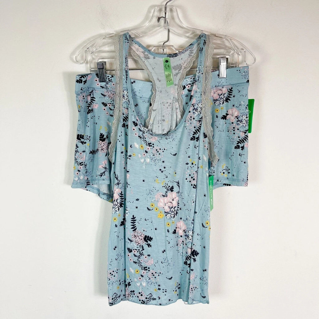 Honeydew NWT All American Shortie Set Blue Floral Size L