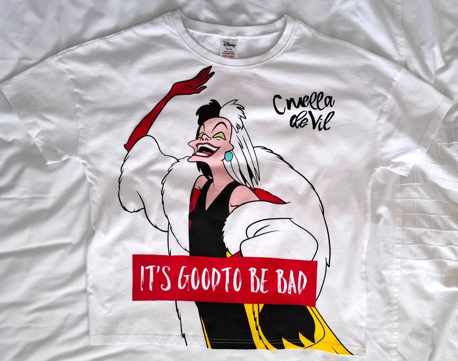 Disney Ladies 'Cruella de Vil' Pyjamas Size 12-14