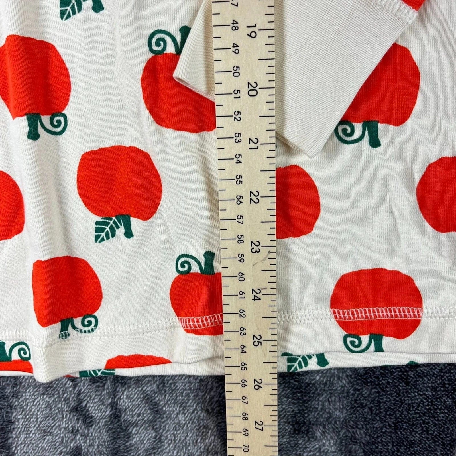 Hanna Andersson Organic Cotton Pumpkin Pajama Set Pants Top Women's S/M