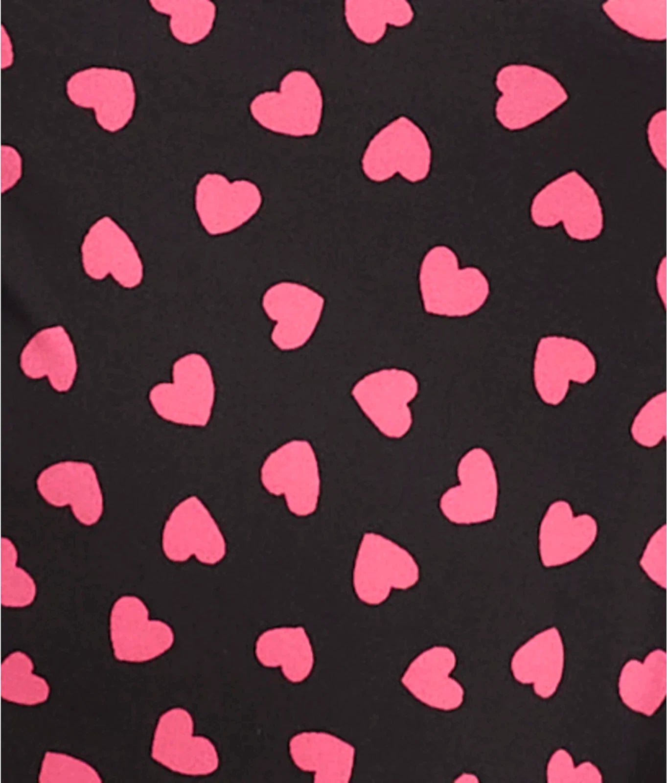 Nwt $78 Kate Spade SOFT Black/Pink HEARTS  2 Pc Top & Jogger Pants Pajama Set XL