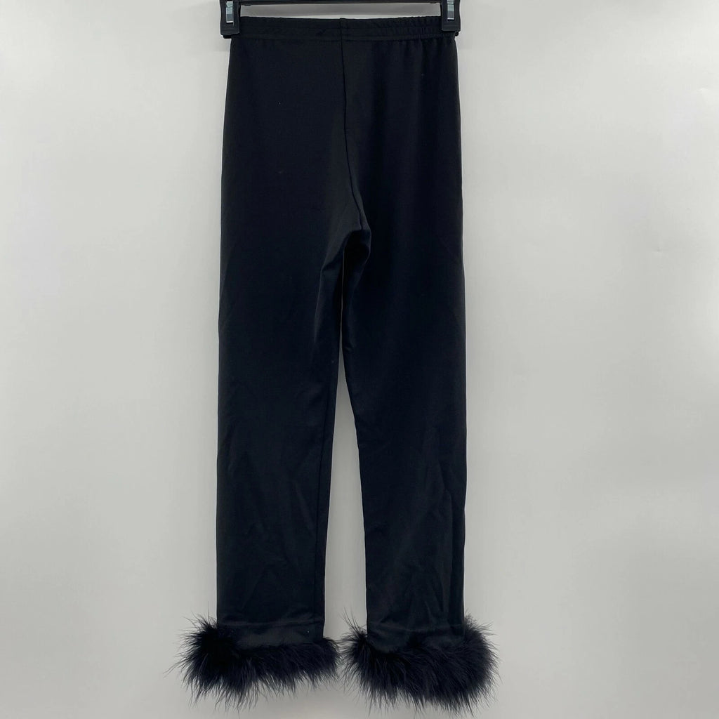 Sleeper Women’s Weekend Chic 2-piece Lounge Set Pajamas Feather Black sz XS NWT