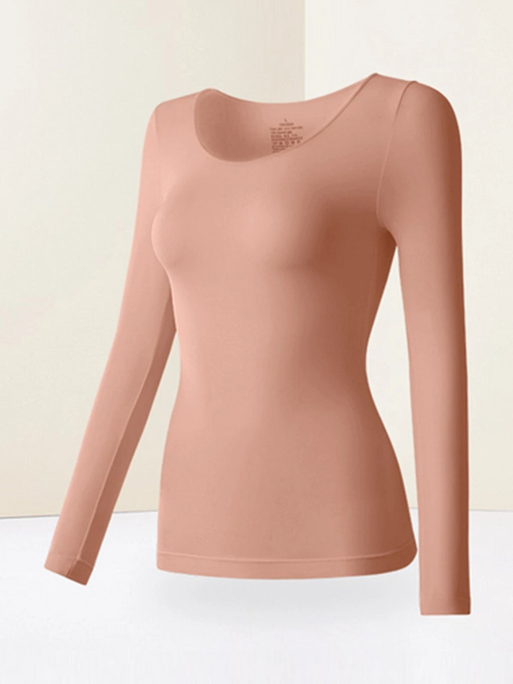 Women Ultra Thin High Elasticity Thermal Long Johns Underwear Top&Bottom 2PC Set