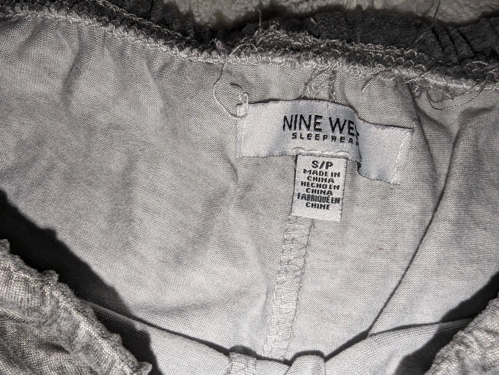 Nine West Women's Soft Sleepwear Shorts Pajama Shorts Gray Size Small Used