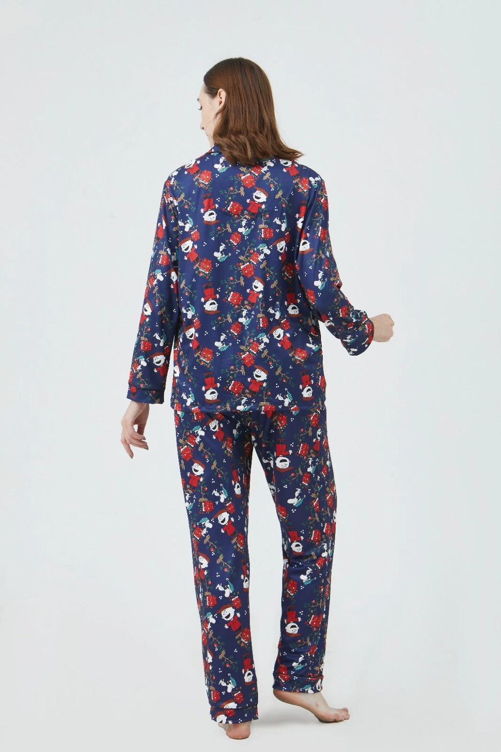 Peanuts Charlie Brown Women Pajama Sets Long Sleeve Full-Length Bottom XL