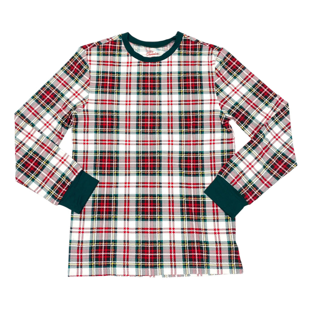 Jolly Jammies Womens Size S Long Sleeve 2 PC Pajama Set Christmas Tartan Plaid