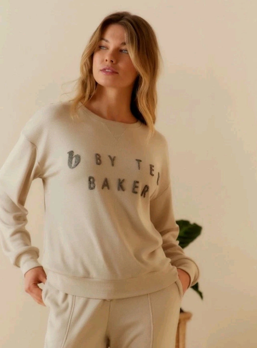 Ted Baker Size 18 Womens Waffle Pyjamas Joggers Loungewear Set BNWT