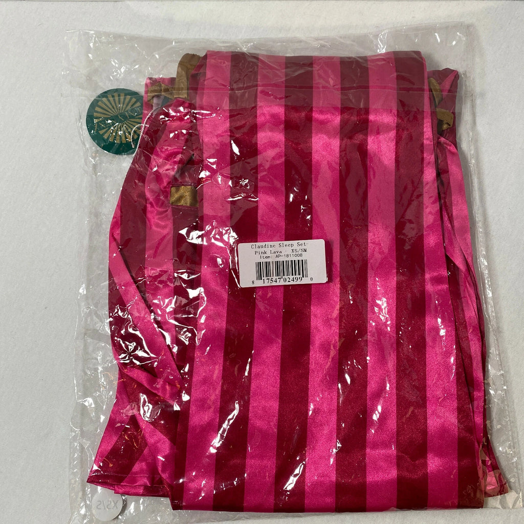 Honey Minx Women's Claudine Sleep Set Size XS/S - Pink Lava - Brand New