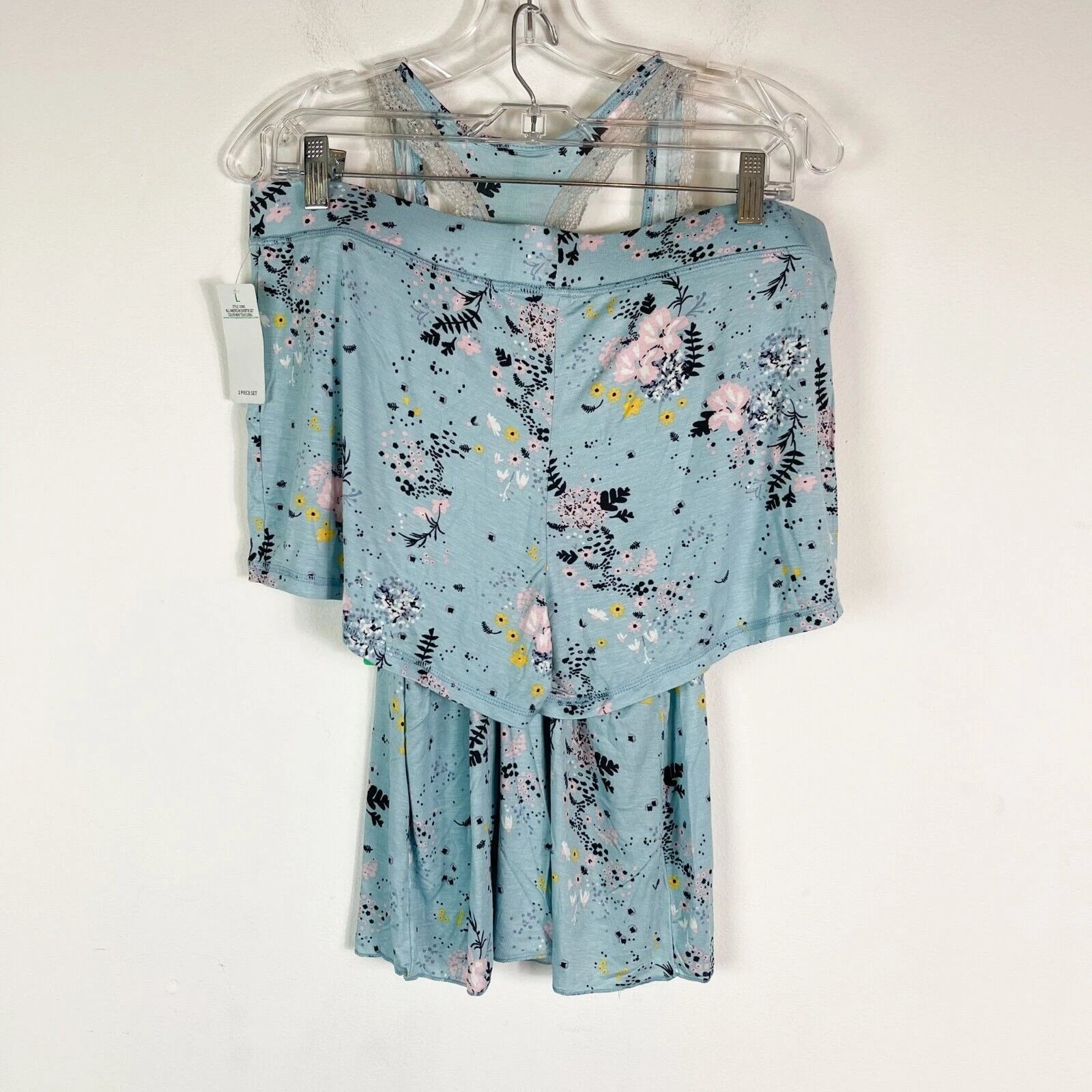 Honeydew NWT All American Shortie Set Blue Floral Size L