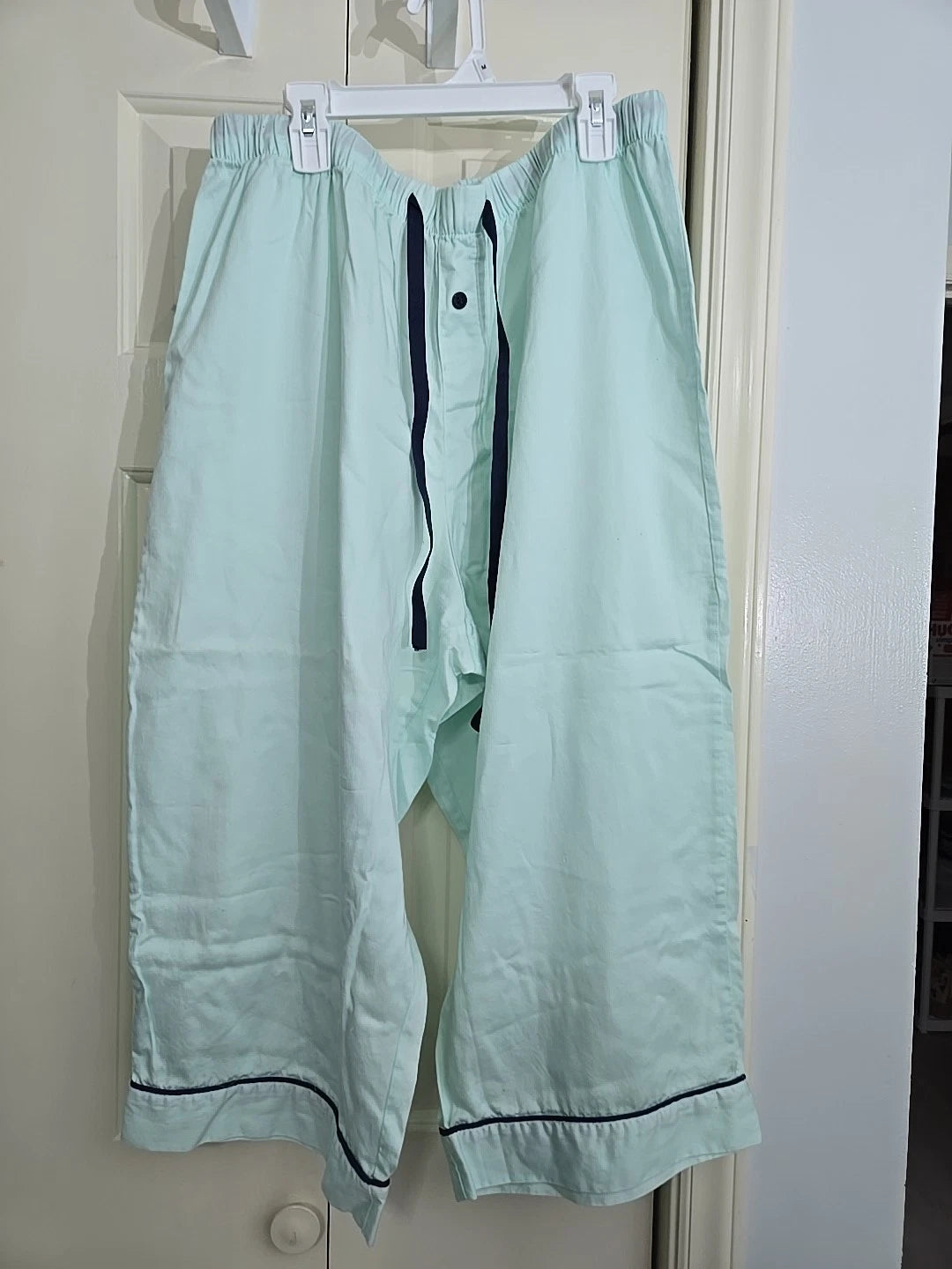 Cabernet  Classics 100% cotton Mint green pajama set Capri Pants Size XL