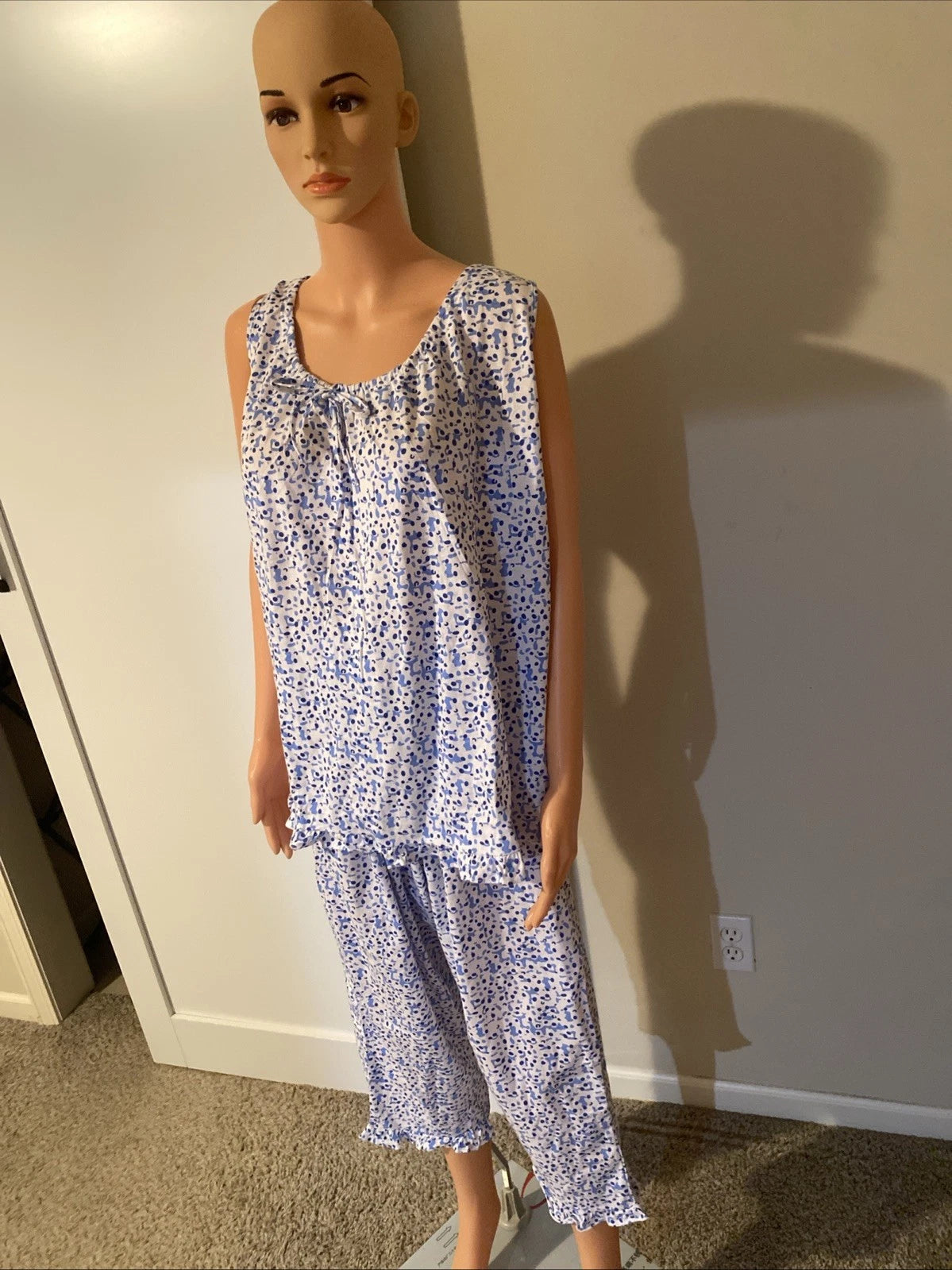 Cozee Corner 2-Piece 100% Cotton Pajama/pj  Set for Women Size 2x