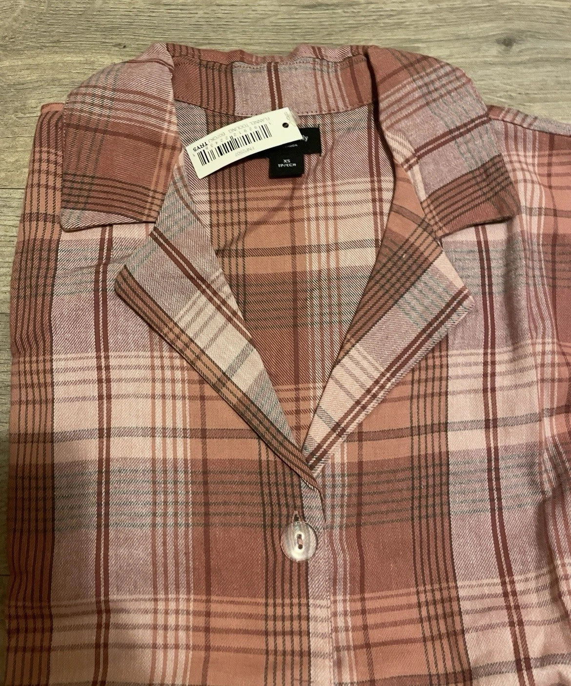 Iris & Lilly Women's Long Sleeve Flannel Pyjama Set Size XS