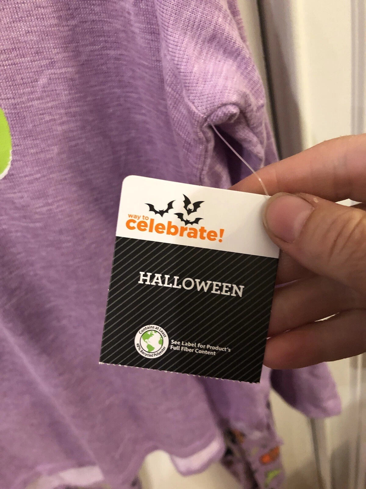 NWT Womens Purple Witch Halloween Pajamas Size XL Sleep Set SKU WR Long Sleeved