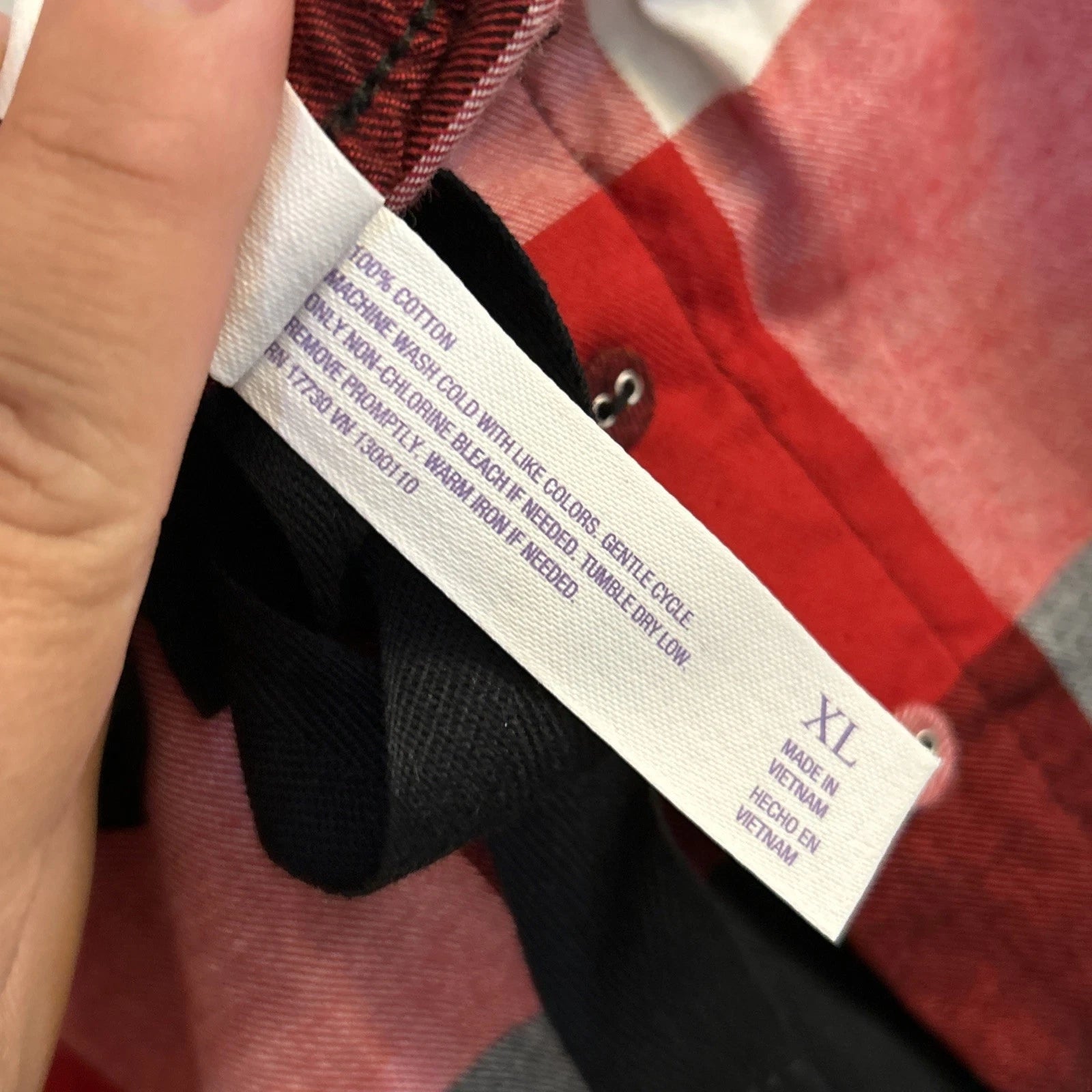 NWT Stars Above Women’s Plaid Flannel Pajama Lounge Shorts Size XL Red Multi