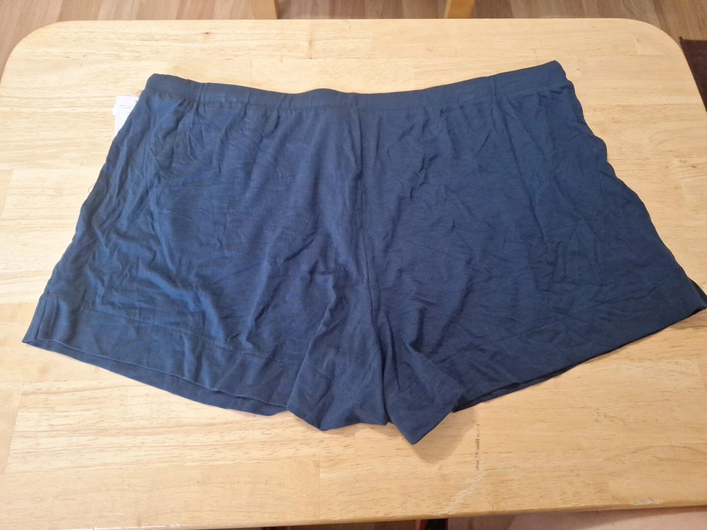 Auden Women's Size XL  Knit Pajama Shorts, Navy Blue
