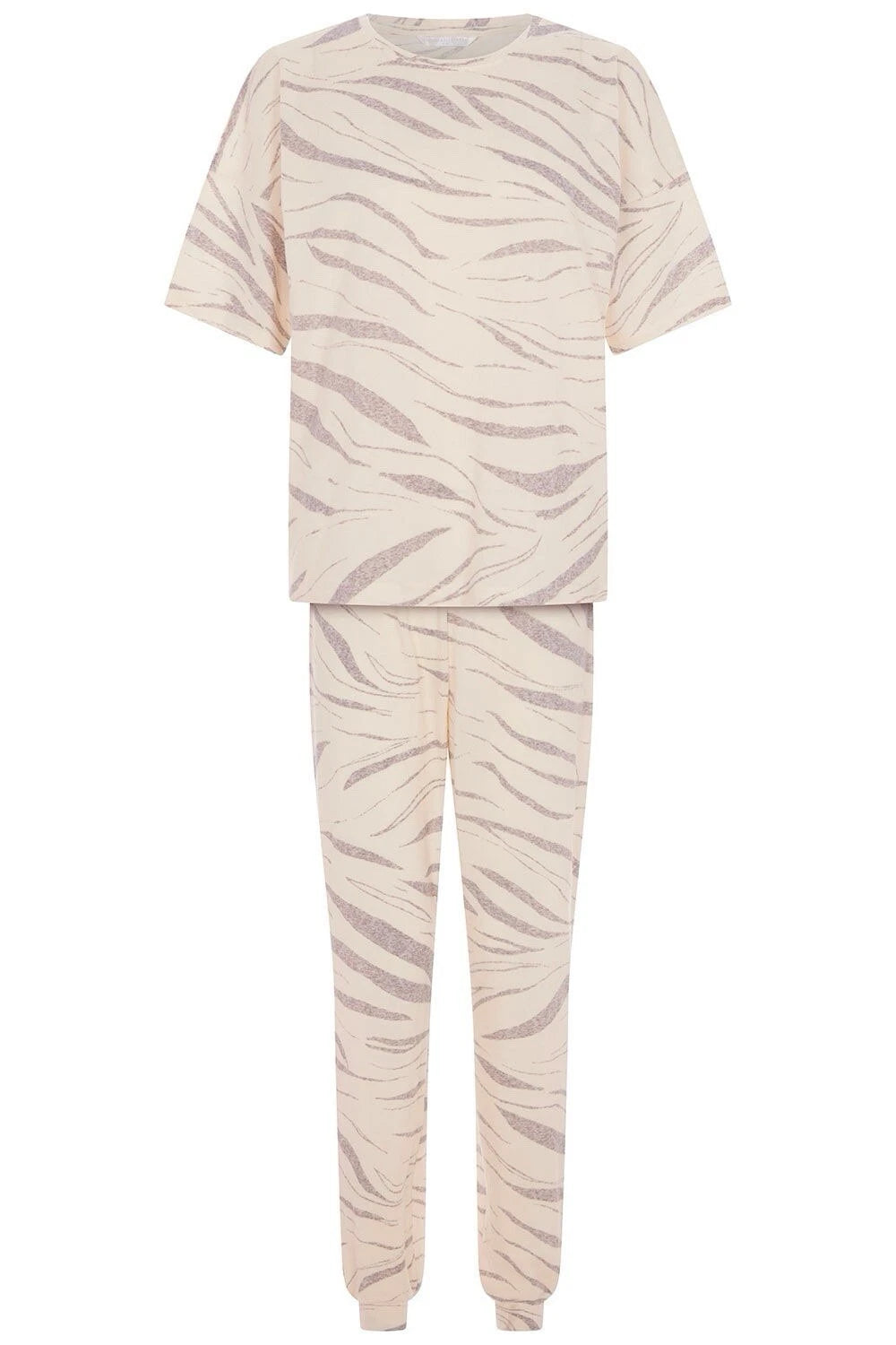 Bon Marche Animal  Print Soft Touch  Pyjamas/lounge Set Short Sleeve 12/14 BNWT