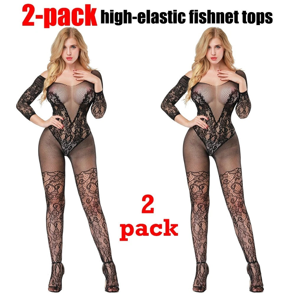 Cozy Feel Sexy Women's Lingerie Fishnet Body stockings Underwear Sleepwear 8507